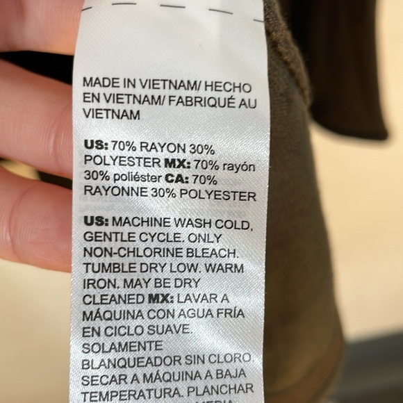 Plus Size Chico’s Sweater Kelp Green Size 4 - Picture 8 of 8